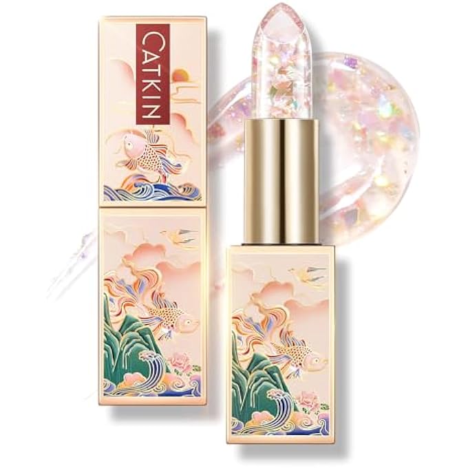 CATKIN LIP BALM COLOR TINTED CHANGING LIPSTICK ULTRA HYDRATING LIP MOISTRURIZER CHAPSTICK WITH VITAMIN E NOURISHING FOR CRACKED & DRY LIPS 0.12 OZ C04 RAINBOW - Image 1